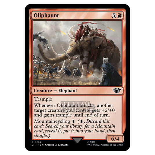 Magic The Gathering - The Lord of the Rings - Tales of Middle-Earth - Oliphaunt - 0139