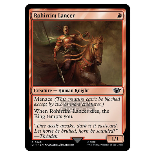 Magic The Gathering - The Lord of the Rings - Tales of Middle-Earth - Rohirrim Lancer - 0146