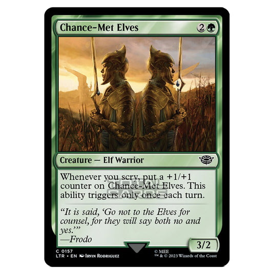 Magic The Gathering - The Lord of the Rings - Tales of Middle-Earth - Chance-Met Elves - 0157