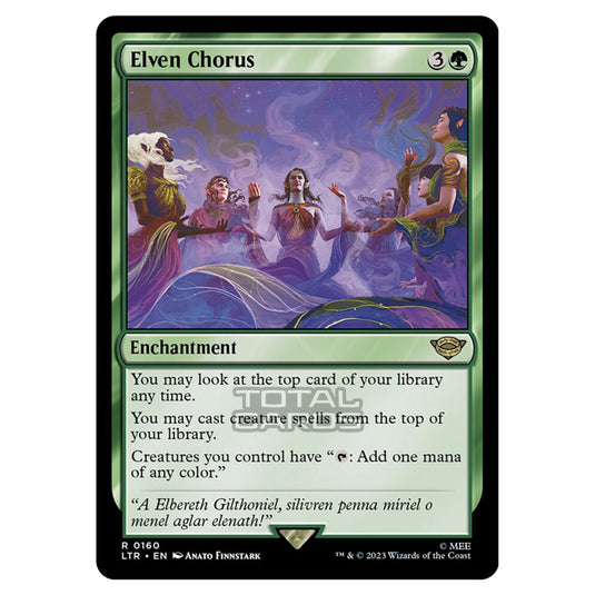 Magic The Gathering - The Lord of the Rings - Tales of Middle-Earth - Elven Chorus - 0160