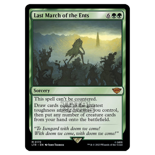 Magic The Gathering - The Lord of the Rings - Tales of Middle-Earth - Last March of the Ents - 0172