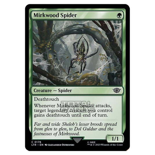 Magic The Gathering - The Lord of the Rings - Tales of Middle-Earth - Mirkwood Spider - 0178