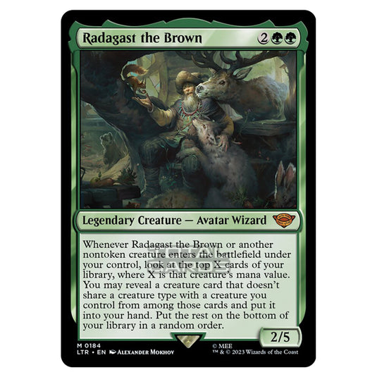 Magic The Gathering - The Lord of the Rings - Tales of Middle-Earth - Radagast the Brown - 0184