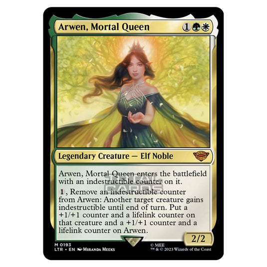 Magic The Gathering - The Lord of the Rings - Tales of Middle-Earth - Arwen, Mortal Queen - 0193