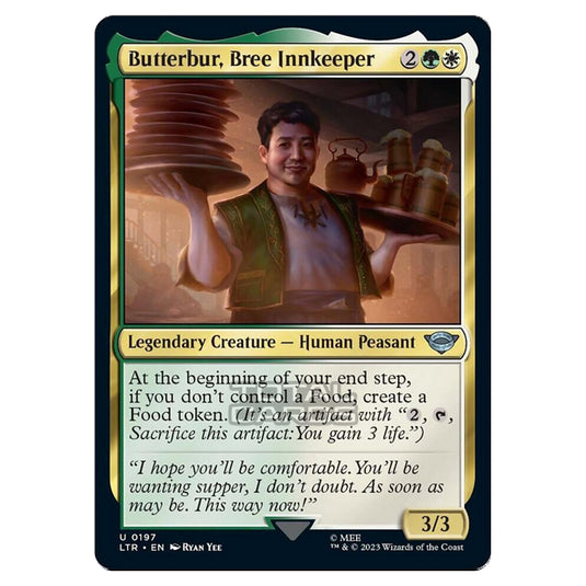 Magic The Gathering - The Lord of the Rings - Tales of Middle-Earth - Butterbur, Bree Innkeeper - 0197