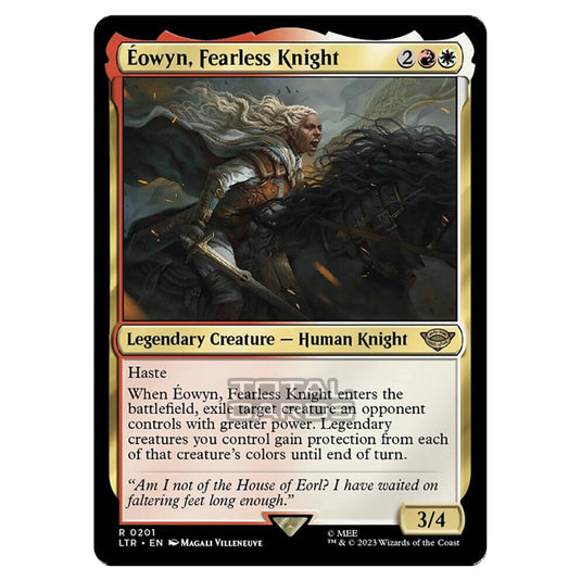 Magic The Gathering - The Lord of the Rings - Tales of Middle-Earth - Éowyn, Fearless Knight - 0201