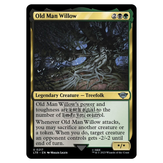 Magic The Gathering - The Lord of the Rings - Tales of Middle-Earth - Old Man Willow - 0217