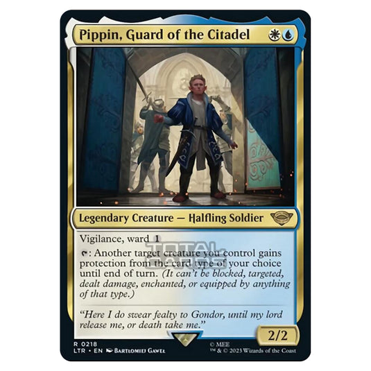 Magic The Gathering - The Lord of the Rings - Tales of Middle-Earth - Pippin, Guard of the Citadel - 0218