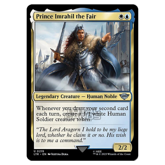 Magic The Gathering - The Lord of the Rings - Tales of Middle-Earth - Prince Imrahil the Fair - 0219