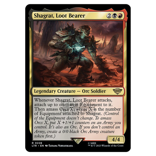 Magic The Gathering - The Lord of the Rings - Tales of Middle-Earth - Shagrat, Loot Bearer - 0228