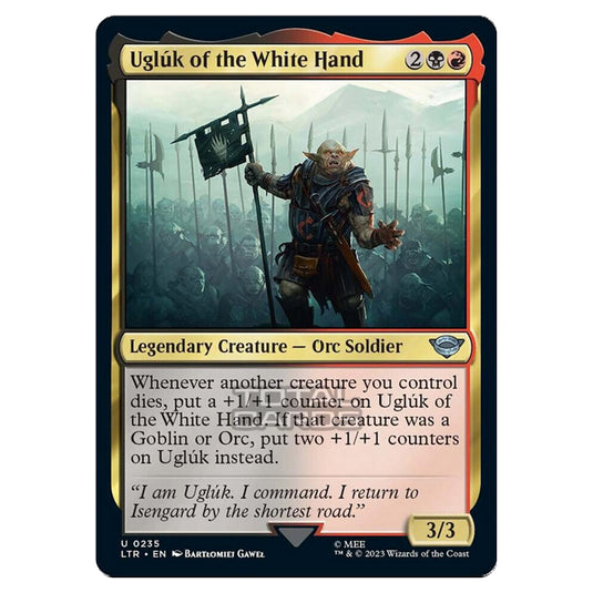 Magic The Gathering - The Lord of the Rings - Tales of Middle-Earth - Uglúk of the White Hand - 0235