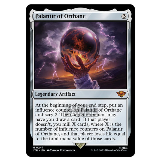 Magic The Gathering - The Lord of the Rings - Tales of Middle-Earth - Palantír of Orthanc - 0247