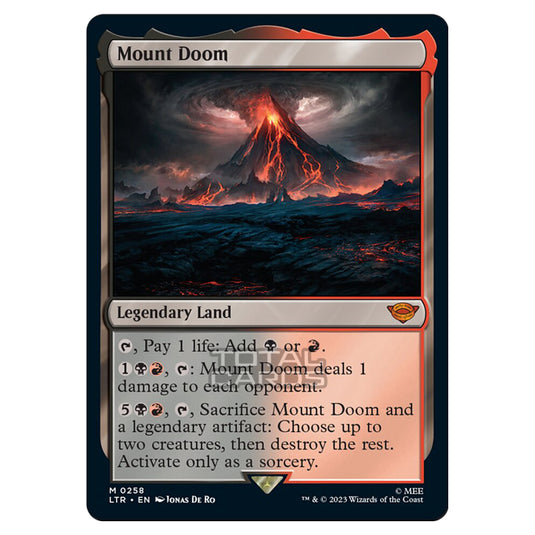 Magic The Gathering - The Lord of the Rings - Tales of Middle-Earth - Mount Doom - 0258