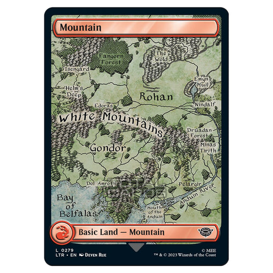 Magic The Gathering - The Lord of the Rings - Tales of Middle-Earth - Mountain - 0279