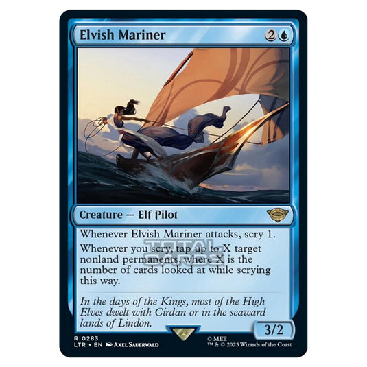 Magic The Gathering - The Lord of the Rings - Tales of Middle-Earth - Elvish Mariner (Jumpstart Card)  - 0283