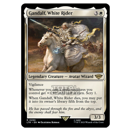 Magic The Gathering - The Lord of the Rings - Tales of Middle-Earth - Gandalf, White Rider (Starter Deck)  - 0290