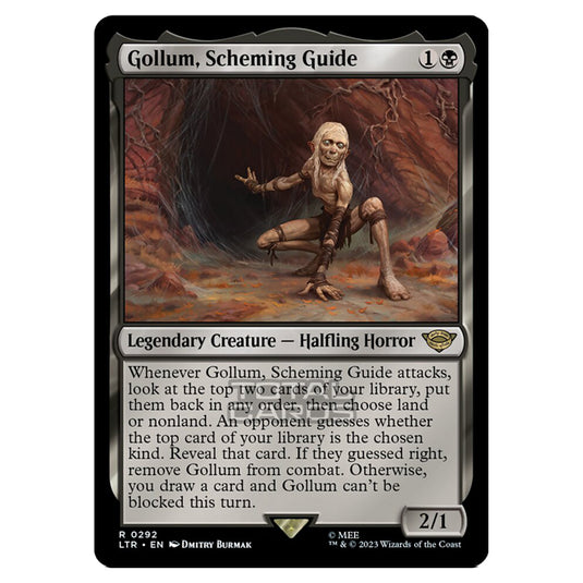 Magic The Gathering - The Lord of the Rings - Tales of Middle-Earth - Gollum, Scheming Guide (Starter Deck)  - 0292