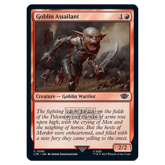 Magic The Gathering - The Lord of the Rings - Tales of Middle-Earth - Goblin Assailant (Starter Deck)  - 0295