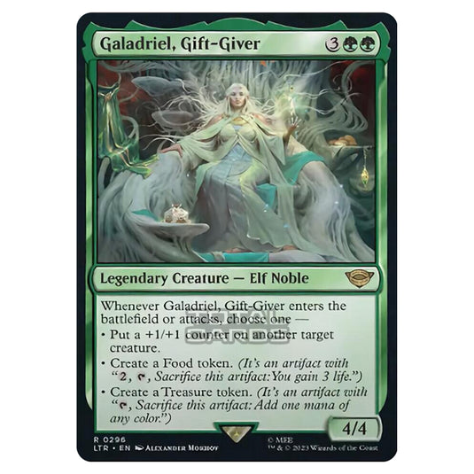 Magic The Gathering - The Lord of the Rings - Tales of Middle-Earth - Galadriel, Gift-Giver (Starter Deck)  - 0296