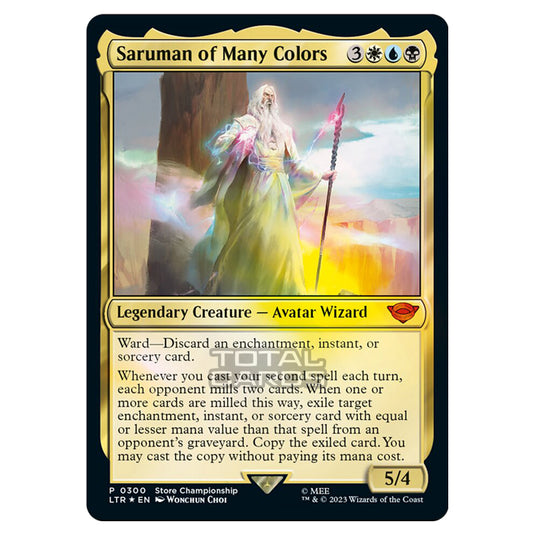 Magic The Gathering - The Lord of the Rings - Tales of Middle-Earth - Saruman of Many Colors (Promo)  - 0300