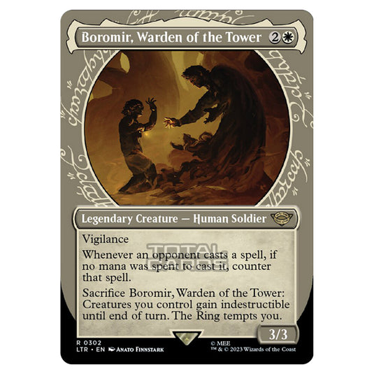 Magic The Gathering - The Lord of the Rings - Tales of Middle-Earth - Boromir, Warden of the Tower (Showcase Card)  - 0302