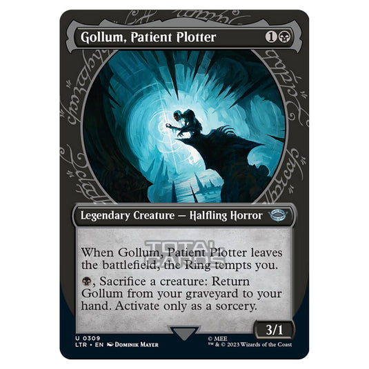 Magic The Gathering - The Lord of the Rings - Tales of Middle-Earth - Gollum, Patient Plotter (Showcase Card)  - 0309