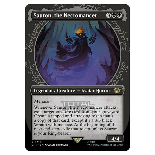 Magic The Gathering - The Lord of the Rings - Tales of Middle-Earth - Sauron, the Necromancer (Showcase Card)  - 0310