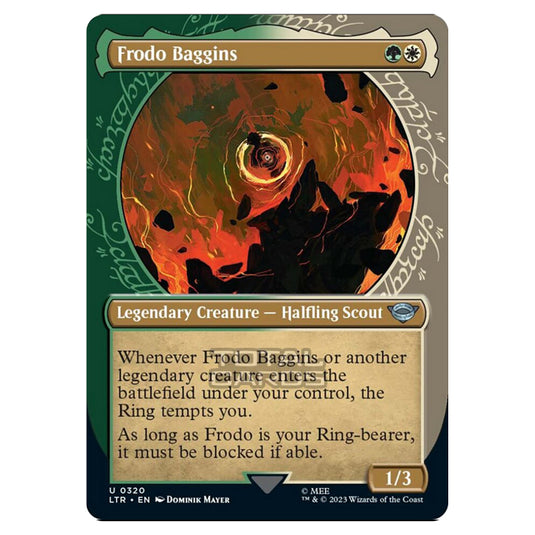 Magic The Gathering - The Lord of the Rings - Tales of Middle-Earth - Frodo Baggins (Showcase Card)  - 0320