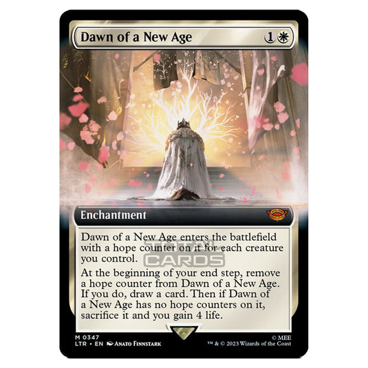 Magic The Gathering - The Lord of the Rings - Tales of Middle-Earth - Dawn of a New Age (Extended Art Card)  - 0347