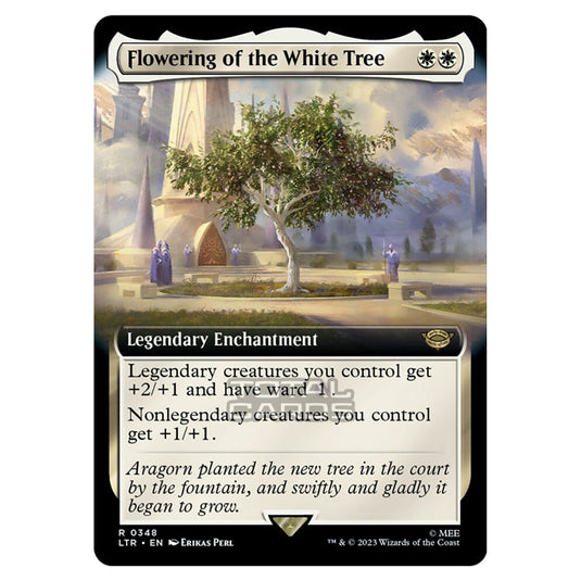 Magic The Gathering - The Lord of the Rings - Tales of Middle-Earth - Flowering of the White Tree (Extended Art Card)  - 0348