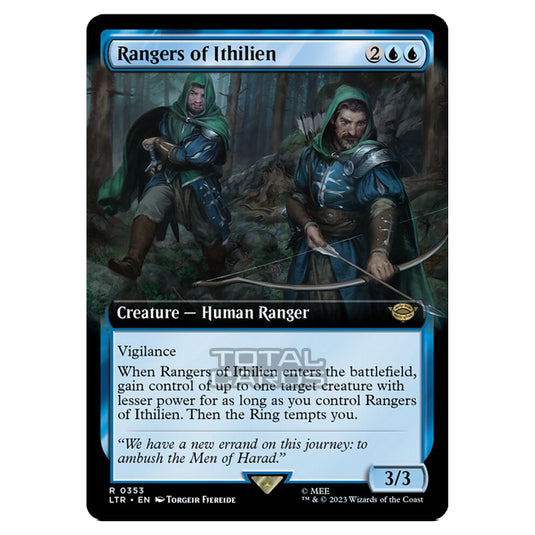 Magic The Gathering - The Lord of the Rings - Tales of Middle-Earth - Rangers of Ithilien (Extended Art Card)  - 0353