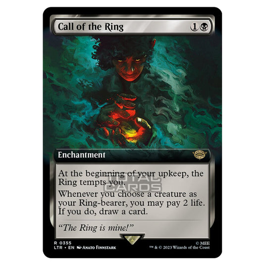 Magic The Gathering - The Lord of the Rings - Tales of Middle-Earth - Call of the Ring (Extended Art Card)  - 0355