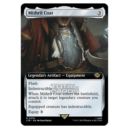 Magic The Gathering - The Lord of the Rings - Tales of Middle-Earth - Mithril Coat (Extended Art Card)  - 0379