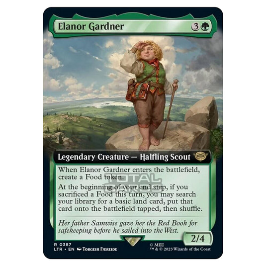 Magic The Gathering - The Lord of the Rings - Tales of Middle-Earth - Elanor Gardner (Extended Art Card)  - 0387