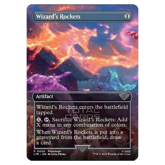 Magic The Gathering - The Lord of the Rings - Tales of Middle-Earth - Wizard's Rockets (Scene Card)  - 0400