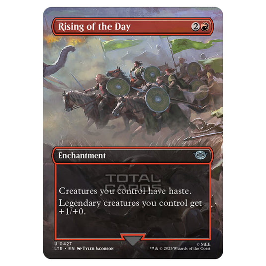 Magic The Gathering - The Lord of the Rings - Tales of Middle-Earth - Rising of the Day (Scene Card)  - 0427