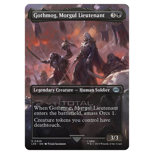 Magic The Gathering - The Lord of the Rings - Tales of Middle-Earth - Gothmog, Morgul Lieutenant (Scene Card)  - 0429