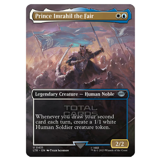 Magic The Gathering - The Lord of the Rings - Tales of Middle-Earth - Prince Imrahil the Fair (Scene Card)  - 0431