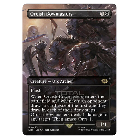 Magic The Gathering - The Lord of the Rings - Tales of Middle-Earth - Orcish Bowmasters (Scene Card)  - 0433