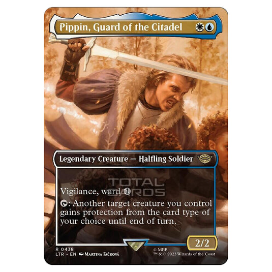 Magic The Gathering - The Lord of the Rings - Tales of Middle-Earth - Pippin, Guard of the Citadel (Scene Card)  - 0438