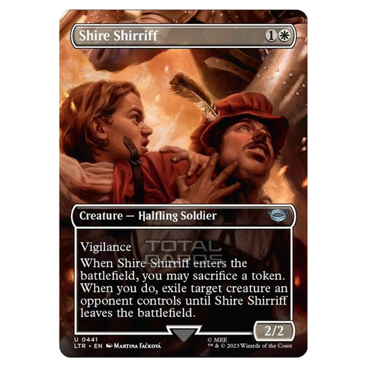 Magic The Gathering - The Lord of the Rings - Tales of Middle-Earth - Shire Shirriff (Scene Card)  - 0441