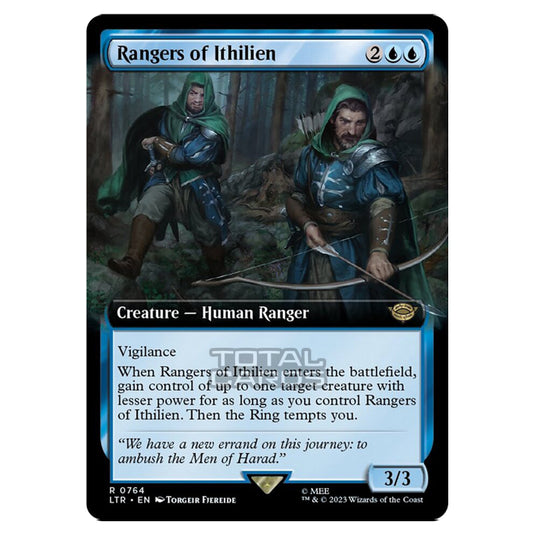 Magic The Gathering - The Lord of the Rings - Tales of Middle-Earth - Rangers of Ithilien (Extended Art Card)  - 0764