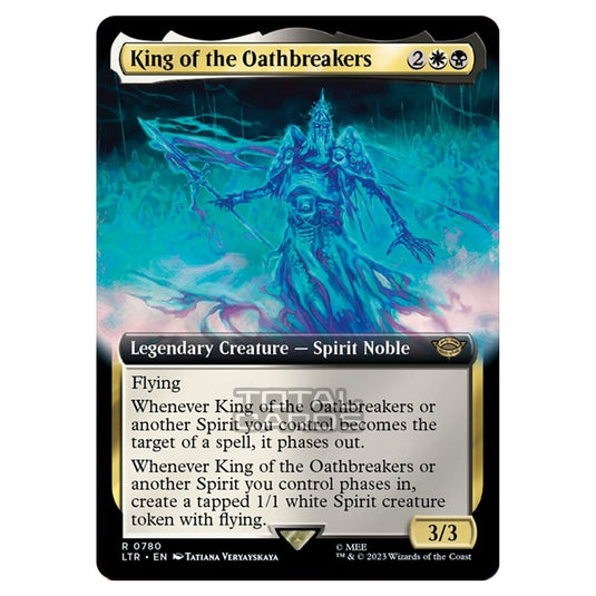 Magic The Gathering - The Lord of the Rings - Tales of Middle-Earth - King of the Oathbreakers (Extended Art Card)  - 0780