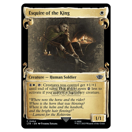 Magic The Gathering - The Lord of the Rings - Tales of Middle-Earth - Esquire of the King - 0464