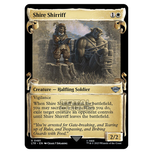 Magic The Gathering - The Lord of the Rings - Tales of Middle-Earth - Shire Shirriff - 0481