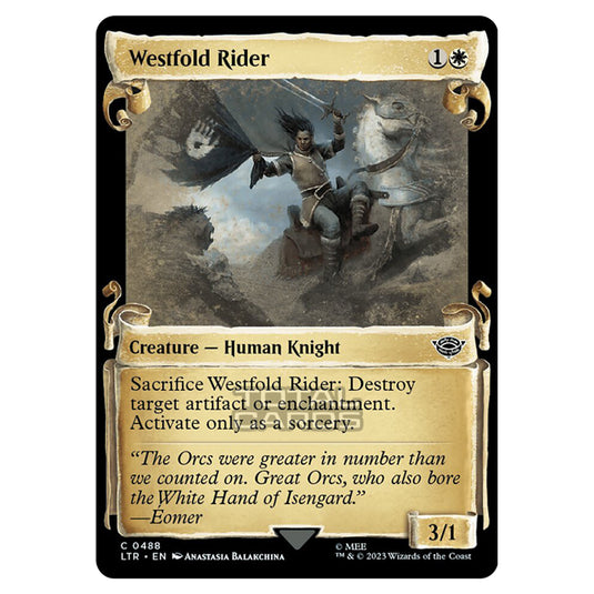 Magic The Gathering - The Lord of the Rings - Tales of Middle-Earth - Westfold Rider - 0488