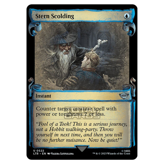 Magic The Gathering - The Lord of the Rings - Tales of Middle-Earth - Stern Scolding - 0522