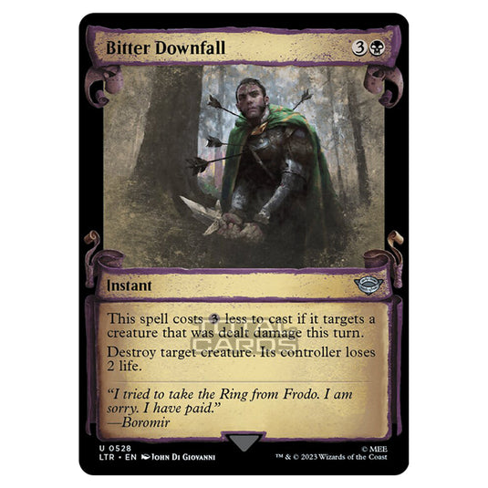 Magic The Gathering - The Lord of the Rings - Tales of Middle-Earth - Bitter Downfall - 0528