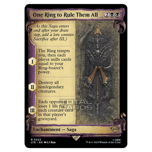 Magic The Gathering - The Lord of the Rings - Tales of Middle-Earth - One Ring to Rule Them All - 0553