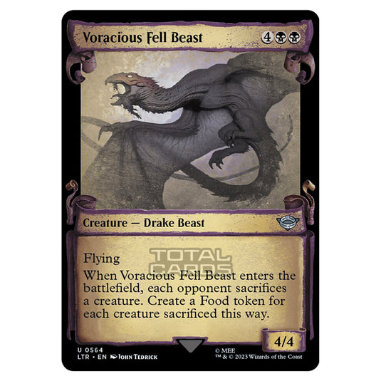 Magic The Gathering - The Lord of the Rings - Tales of Middle-Earth - Voracious Fell Beast - 0564